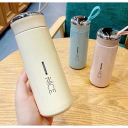 Bình đựng Nước Nice 350ml Lõi Thủy Tinh Vỏ Nhựa. Bình NICE Lõi Thủy Tinh Vỏ Nhựa 350ml 4
