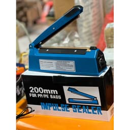 Máy Hàn Miệng Túi Dập Tay màng co nhiệt tặng kèm dây hàn , Máy Hàn Túi Nilong 20Cm 6