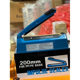 Máy Hàn Miệng Túi Dập Tay màng co nhiệt tặng kèm dây hàn , Máy Hàn Túi Nilong 20Cm 7