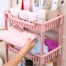 Kệ Để Đồ Nhà Tắm Đa Năng Đựng Đồ Nhà Bếp Tiện Lợi Nhiều Tầng 4