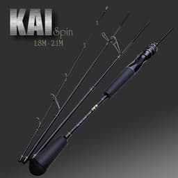 Cần câu lure 4 khúc CARBON du lịch,  KAI Spin 5