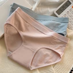 Quần Lót Nữ Cao Cấp Chất Cotton Họa Tiết Cloud Màu Trơn Pastel 2389 LILIRIA 5