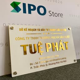 Biển tên công ty, Biển công ty, Biển in trực tiếp nội dung, in sắc nét 1