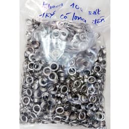 [1KG] Khoen mắt cáo ore 10mm (lọt lòng 9mm) Bằng Sắt Bịch 1 ký Có long đền Khoen đóng bạt, giấy, đồ thủ công 1