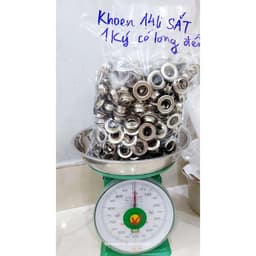 [1KG] Khoen mắt cáo ore 14mm Bằng Sắt Bịch 1 ký Có long đền Khoen đóng bạt, giấy, đồ thủ công 4
