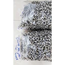 [1KG] Khoen mắt cáo ore 10mm (lọt lòng 9mm) Bằng Sắt Bịch 1 ký Có long đền Khoen đóng bạt, giấy, đồ thủ công 3