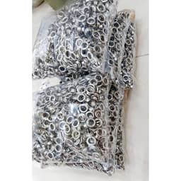 [1KG] Khoen mắt cáo ore 10mm (lọt lòng 9mm) Bằng Sắt Bịch 1 ký Có long đền Khoen đóng bạt, giấy, đồ thủ công 2