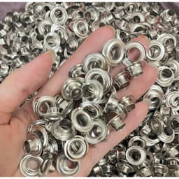 [1KG] Khoen mắt cáo ore 8mm Bằng Sắt Bịch 1 ký Có long đền Khoen đóng bạt, giấy, đồ thủ công 3