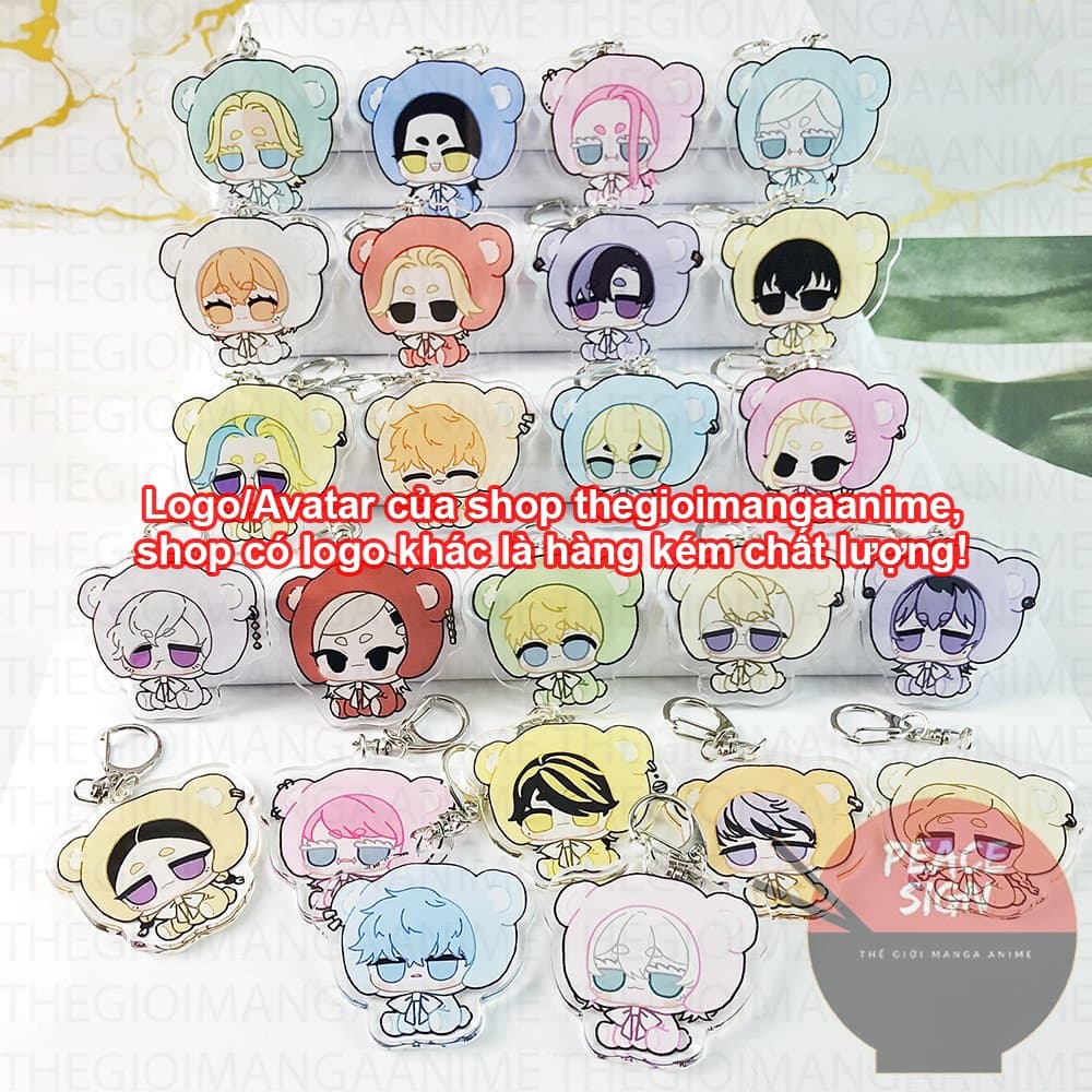 (mua 1 tặng 1) Móc khóa in hình TOKYO REVENGERS ver THÚ BÔNG anime Kịch Trường Của Takemichi chibi  mica xinh xắn