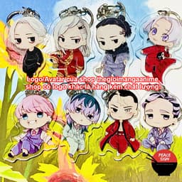 (Mua 1 tặng 1) Móc khóa mica TOKYO REVENGERS ver BONTEN ARC hình in 2 mặt 1