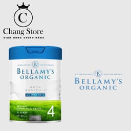 [ CHÍNH HÃNG] Sữa Bellamy's Organic A2 800g đủ số 1,2,3 date mới nhất hàng air có tem phụ, chính hãng 2