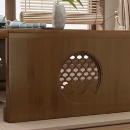 Bàn bệt kiểu nhật ZATAKU gấp gọn gỗ tự nhiên nhập khẩu nguyên chiếc TOTORO HOUSE 7