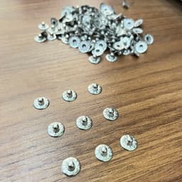Nút quần jean (rivets for jeans pocket) 9.5mm Nút đóng túi Nút trang trí quần áo Hàng không gỉ sét Bịch 100 nút 6