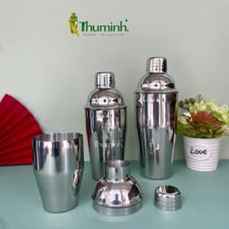 Bình Lắc Shaker Pha Chế 100% Inox (350ml-550ml-750ml) 5
