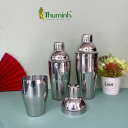 Bình Lắc Shaker Pha Chế 100% Inox (350ml-550ml-750ml) 4