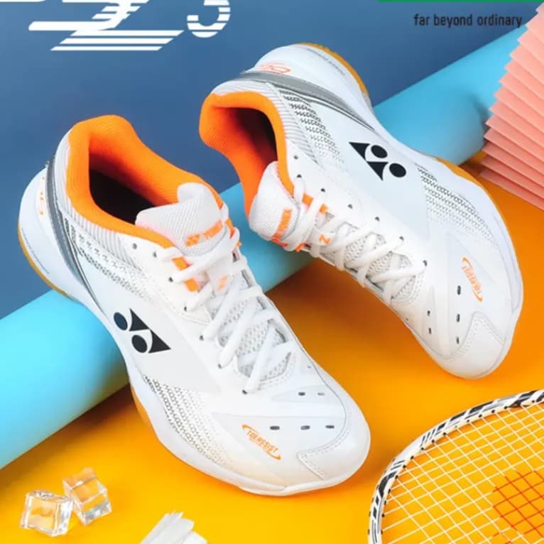 Giầy  cầu lông nam nữ  YONEX 65Z3 mầu trắng cam