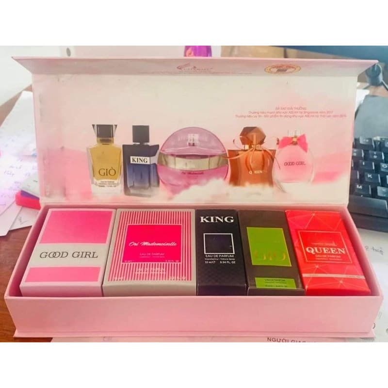 Combo 5 chai nước hoa mini 10ml - Nước hoa chính hãng