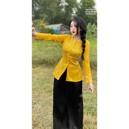 bộ áo bà ba gấm truyền thống bán lẻ giá sỉ có bán lẻ áo lẻ quần size S M L XL 2XL - MAY SỈ BÀ BA THEO YÊU CẦU 3