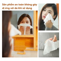 Gói 100 Khăn mặt nén dạng viên kẹo JYoohome Dùng 1 lần, Viên khăn nén dùng khi đi du lịch khách sạn 2