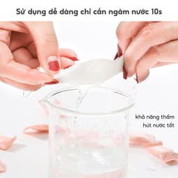 Gói 100 Khăn mặt nén dạng viên kẹo JYoohome Dùng 1 lần, Viên khăn nén dùng khi đi du lịch khách sạn 5