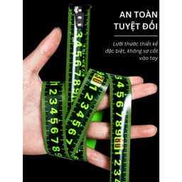 Thước cuộn thép, thước Kéo thước Rút Bằng Thép Carbon, Phủ Huỳnh Quang, độ chính xác cao Dài 5m- 7,5m- 10m 5