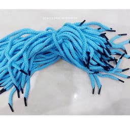 Dây túi giấy, dây quai túi xách Phi 5mm Dài 28-32cm quai dây PP xoắn tròn bấm nhựa 2 đầu màu đỏ, trắng, đen, vàng, xanh 3