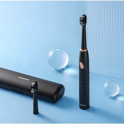 Bàn chải điện LocknLock ENR321BLK kèm hộp, Hàng chính hãng, 5 chế độ, có 4 đầu bàn chải - JoyMall 2
