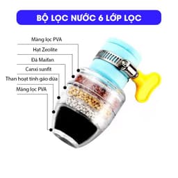 Đầu Lọc Nước Trực Tiếp Tại Vòi 6 Tầng Lọc MM-STORE 8
