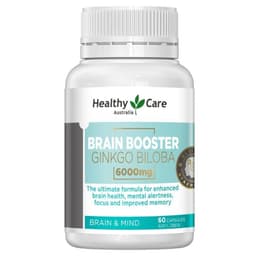 Viên uống Bổ não Ginkgo Biloba 6000mg HEALTHY CARE, 60 viên ( 6000 HC HC ) Chợ Việt Úc 4