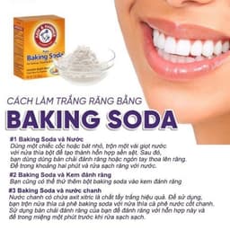 Baking Soda Đa Công Dụng - Bột Nở, Khử Mùi, Diệt Khuẩn, Tẩy Rửa, Làm Bánh, Chăm Sóc Da - Hộp Giấy 454g Mỹ 3