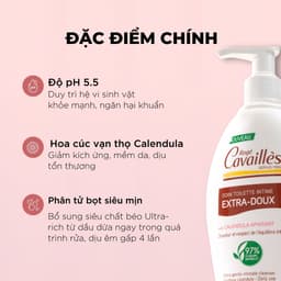 Combo 2 Chai Dung Dịch Vệ Sinh Phụ Nữ Cực Kỳ Dịu Nhẹ Extra-Doux 250ml Rogé Cavaillès 250ml 3