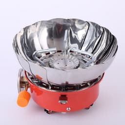 Bếp Ga Mini Chống Gió Có dây Chống Cháy , Gấp Gọn Tiện Dụng Cho Giã Ngoại Du Lịch 3