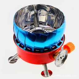 Bếp Ga Mini Chống Gió Có dây Chống Cháy , Gấp Gọn Tiện Dụng Cho Giã Ngoại Du Lịch 6