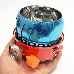 Bếp Ga Mini Chống Gió Có dây Chống Cháy , Gấp Gọn Tiện Dụng Cho Giã Ngoại Du Lịch 9