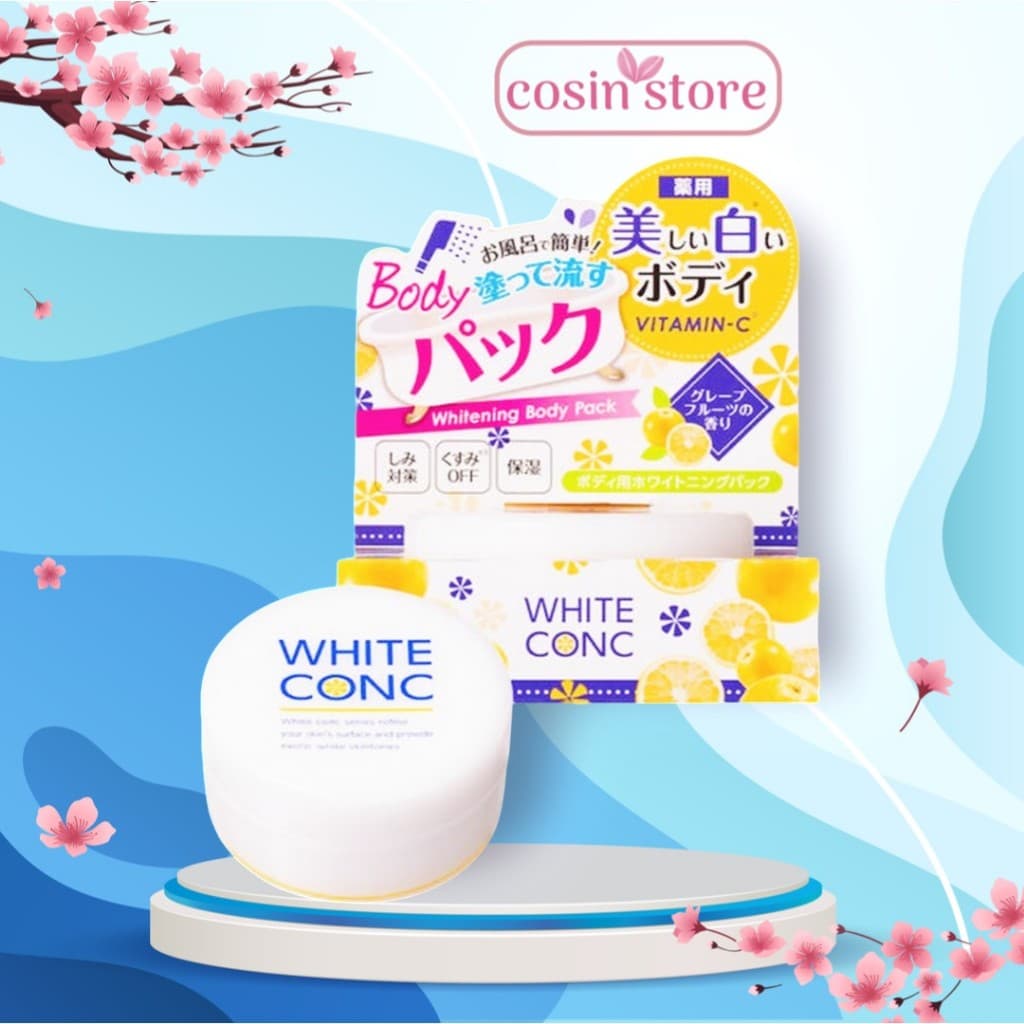 Kem Ủ Trắng Da White Conc Whitening  Body Pack  Moisturizing mask 70G của Nhật shop Cosin Store