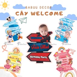 In hình chibi size lớn 60cm trang trí sinh nhật cho bé trai và bé gái 5