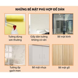 Giấy dán bếp tráng nhôm, decal dán bếp cao cấp có sẵn keo, chịu nhiệt cao, dễ lau chùi 6