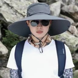 Mũ tai bèo rộng vành thời trang, thoáng khí, chống nắng hiệu quả cho câu cá (giadungtranlinh) 2