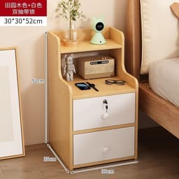 Tủ Để Đầu Giường - Tab Đầu Giường Dáng Cao Có Ngăn Kéo Khóa gỗ MDF cao cấp kiểu dáng sang trọng 8