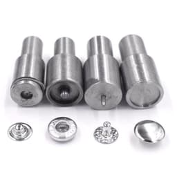 Cối đóng nút 4 thành phần (nút bóp, nút lò xo) Dùng cho máy xanh máy đóng nút thủ công Size 10mm,12mm,15mm,17mm 3