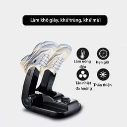 Máy Sấy Giày Sấy Tất Đa Năng Khử Mùi Hôi Diệt Khuẩn Hiệu Quả, Điều Chỉnh Thời Gian Có Thể Gấp Gọn 5