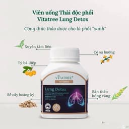 Viên Uống Giải Độc Phổi Lung Detox Vitatree 60 Viên 2