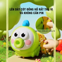 Đồ chơi con sâu bướm chạy cót size lớn, miệng thu vào ngộ nghĩnh, đồ chơi tăng cường vận động tinh cho bé, nhựa ABS 5