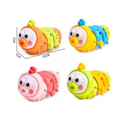 Đồ chơi con sâu bướm chạy cót size lớn, miệng thu vào ngộ nghĩnh, đồ chơi tăng cường vận động tinh cho bé, nhựa ABS 6