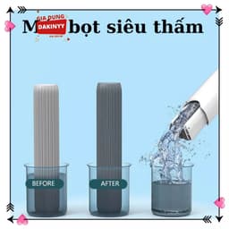 Cây Lau Bàn Bếp Tự Vắt Thông Minh Mini 25cm, Bọt Biển Siêu Thấm Hút Đa Năng, Gập Gọn dễ sử dụng 5