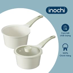 Quánh vân đá Omi Simple Inochi 18cm có nắp đậy, lớp chống dính cao cấp, kháng khuẩn 99.9%, phù hợp mọi loại bếp 8
