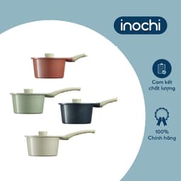Quánh vân đá Omi Simple Inochi 18cm có nắp đậy, lớp chống dính cao cấp, kháng khuẩn 99.9%, phù hợp mọi loại bếp 3