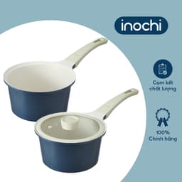 Quánh vân đá Omi Simple Inochi 18cm có nắp đậy, lớp chống dính cao cấp, kháng khuẩn 99.9%, phù hợp mọi loại bếp 7