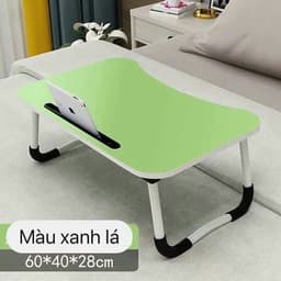 Bàn Gỗ Học Có Khe Để Ipad, Điện Thoại (Chân Sắt). Bàn học gấp gọn thông minh có khe để điện thoại, ipad. Bàn mini giá rẻ 6