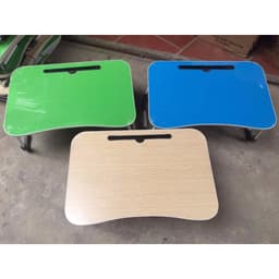 Bàn Gỗ Học Có Khe Để Ipad, Điện Thoại (Chân Sắt). Bàn học gấp gọn thông minh có khe để điện thoại, ipad. Bàn mini giá rẻ 9